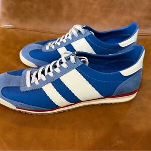 Madden Girl Blue and White Sneakers